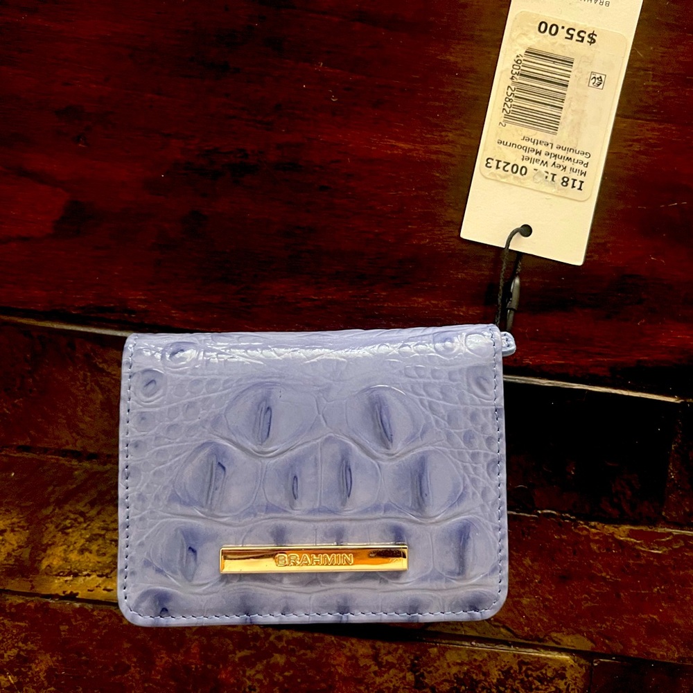 Wallet by Brahmin Melbourne blue